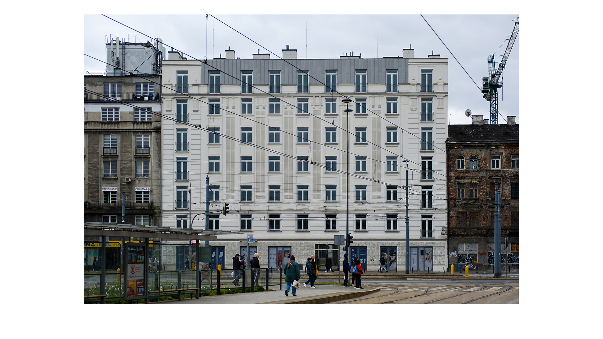 photo facade elewacja fasada rysunek architektoniczny kamienica targowa 17